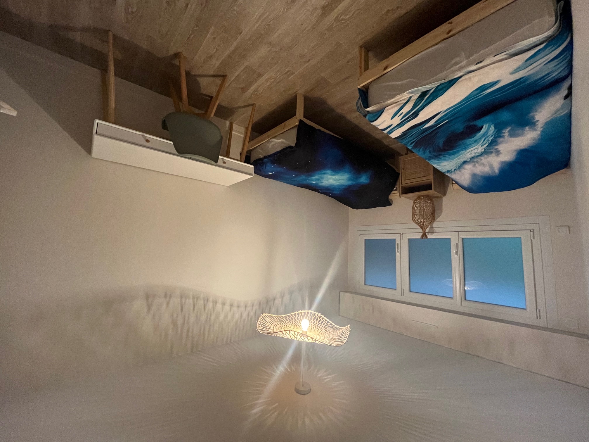 Deuxième chambre avec deux lits